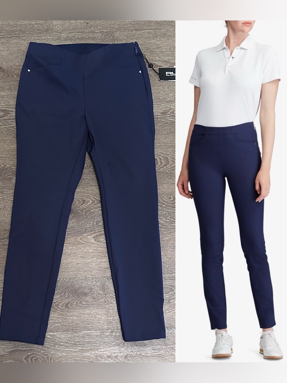 Women’s RLX RALPH LAUREN
Stretch Athletic 30" Women's Golf Pants Size 6 NWT